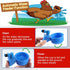 50 Packs Tanlade Chicken Waterer Chicken Feeder, Automatic Waterer Kit for Poultry Duck Goose Turkey Bunny (Red,Blue)