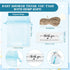 50 Sets Maxcheck Baby Shower Bottle Opener Favors Includes It's a Boy Keychain Blue Bottle Opener Keychains with Thank