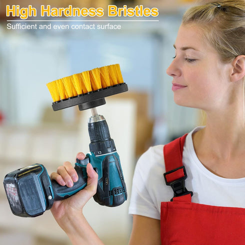Remerry Multi-Purpose Drill Brush Set, Power Scrubber Cleaning Kit with Drill Scrubber Brushes for Bathroom, Kitchen,
