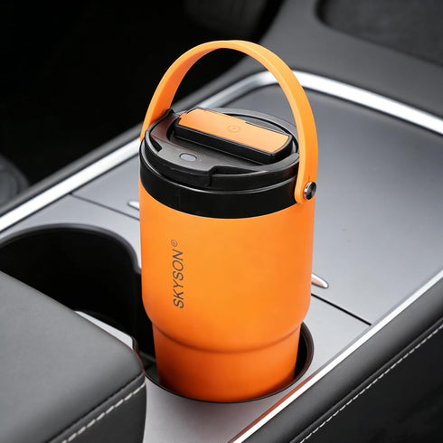 Machine,20 oz Portable Coffee Maker Mug for Travel,Mini Espresso Coffee Thermos Cup with Lid Fast Extraction Electric