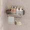 shengtianvdi Shower Caddy Suction Cup, No Drilling Rustproof Bathroom Shower Shelf,Hanging Corner Shower