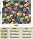 Perinsto 80"X60" Palm Leaves Hibiscus Flowers Hawaii Throw Blanket Ultra Soft Warm All Season Tropical Pineapples Fruit