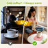 3-Temp Settings, VOBAGA Coffee Mug Warmer for Desk with Auto Shut Off & Coffee Cup Warmer Galentines Day Gift Home