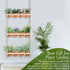 FillTouch 3 12 Tiered Hanging Herb Planters Hanging Herb Garden Wall with Pcs Nursery Pot Wood Vertical Window Plant
