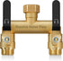 LNEZCDB Hose Splitter 2 Way Heavy Duty, Full Flow Garden Hose Splitter with