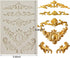 3 Pieces Baroque Silicone Fondant Molds, Scroll Border Lace Molds for Cake Decorating, Curlicues Gum Paste Candy