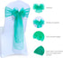 Pack 50 MDS of PCS Organza Chair Sashes Wider Dining Chair Bows Ribbon Tie Back for Wedding Party Birthday Bridal