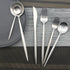 JASHII Luxury Flatware Set, 6-Pieces Elegant 18/10 Stainless Steel Silverware for Home Kitchen, Dishwasher Safe