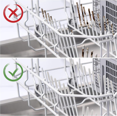 100 PCS Dishwasher Rack Repair Coating, Universal Tine Prong Repair Caps, 1 inch Round Tips
