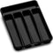 madesmart Premium Antimicrobial Classic Mini Silverware Tray, Soft Grip Non-Slip Kitchen Drawer Organizer, 5