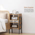 Set 2, TB01BB039 TUTOTAK Nightstnd, of Stackable End Tables, Side Table, Bedside Tables with Open Storage Shelf