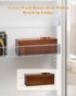 LYNG Countertop Butter Dish with Magnetic Lid, Acacia Wood Butter Keeper With Knife, Detachable Butter Container