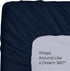 Utopia Bedding Queen Fitted Sheet - Navy - Deep Pocket - Soft Microfiber - 1 Bottom Sheet Only
