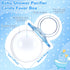 24 3.15 Inch Nuenen Pcs Mini Baby Shower Bottle Fillable Blue Plastic Candy Bottles Bulk Candy Container for Baby