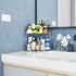 Yieach 2 Counter Counter Tier Corner Bathroom Organizer,Clear Bathroom Organizers and Storage,Acrylic Bathroom Shelf