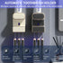 3 Automatic Toothpaste Dispenser,Smart Toothpaste Dispenser Wall Mounted with Toothpaste Slots,Electric Toothbrush