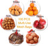TEMUCY 24 Inch (Red-100PCS) Plastic Mesh Produce Bags, Seafood Boil Bags for Crawfish Crab Shellfish Cooking