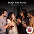 PureWine Wand Filters Histamines and Sulfites, May Reduce Wine Allergies & Sensitivities, Purifier Aerates Wine Restore