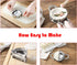 Stainless Steel Dumpling Maker, Pie Gyoza Empanada Press Mold, Ravioli Dumpling Mould Pastry Tools, 1 Set