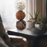 Blue Donuts Decorative Balls, Assorted Rattan Wicker Balls for Centerpiece Bowl Fillers, Pack of 6
