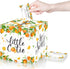 Pajean 50 Little Cutie Orange Diaper Raffle Tickets with Box Baby Shower