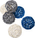Yaomiao 6 Pieces Wicker Rattan Balls, Decorative Orbs for Craft, Party, Wedding Table Decoration