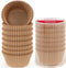 Caperci 200 Counts Natural Cupcake Liners for Baking, Greaseproof Muffin Baking Cups