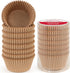 Caperci 200 Counts Natural Cupcake Liners for Baking, Greaseproof Muffin Baking Cups