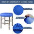 ANWUCHEN Rectangle,4 Pack Counter Stool Covers Stretch Waterproof PU Rectangle Bar Stool Covers Elastic Vanity Stool