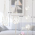 EWPJDK 3 PCS Macrame Plant Hanger Indoor Hanging Planter Basket with Wood Beads Plants Holder Decorative Flower Pot