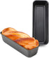 Beasea Long Loaf Bread Pan, 12x4 Inch 2 Set Rectangle Nonstick Baking Pans, Carbon Steel Toast Pan