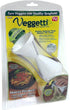 2.76"L 2.76"W 6.32"H, Veggetti Veggie Slicer, Dual Stainless Steel Blade Vegetable Cutter for Thick or Thin Noodle