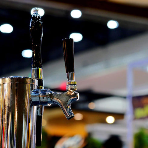 MRbrew 5 PCS Plastic Beer Tap Handles | Black Faucet Handles Fitting Standard American Threading