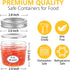 UrSpeedtekLive 40 Pack 4 oz Mason Jars with Regular Lids and Bands, Small Canning Jars, Mini Glass Jars for Jelly Jam