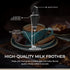 ChefWave Handheld Milk Frother with Stand (Black)
