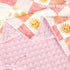 50 60 Inches Baby Blanket for Boys Girls, Super Soft Double Layer Mink Blankets with Dotted Backing, Lattice Sun