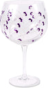 Pavilion Gift Company Pavilion-Purple Sprout-24 Oz Wine Removable Happy 60th Birthday Hand Decorated Glass