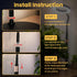 3H/9H/12H, 10 Dimmable 51-67in Grow Light Plant Light for Indoor Plants, Full Spectrum Grow Lamp with Pedestal Stand