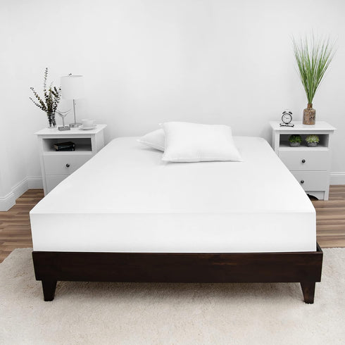 SensorPEDIC Complete 360 Degree Protection Waterproof Mattress Encasement, Bed Bug Blocking, Twin, White