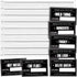 BLUE PANDA 25 Pack Bachelorette Mugshot Signs with Height Chart - Party Decorations