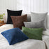24x24 Inch Set 2, decorUhome Chenille Dark Grey Throw Pillow Covers of Decorative Soft Couch Pillow Covers Solid Dyed