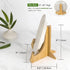 Plate Stands for Display, 8 Inch Bamboo Picture Frame Holder for Tables, Tabletop Easels for Platter, Dish, Book