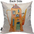 Mugod Castle Pillowcase - Vintage Kettle Teapot Wonderland 18"x 18" Square Cotton Linen Cushion Cover