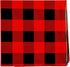 BLUE PANDA Buffalo Plaid Plastic Tablecloth, 3 Pack, 54 x 108 in Red & Black, Disposable Durable Decor for Lumberjack