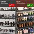 6 25-30 Closet,Entryway,Hallway,Dorm (6 Mavivegue Tier Shoe Rack for Pairs of Shoes,Metal Shoe Rack with Hook and Side