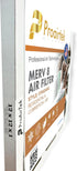 Proairtek AF12121M08SWH Model 12x12x1 Air Filter, MERV 8; Ideal for Anyone Wanting Clean, Crisp Air in Their Home; It Captures Microscopic Airborne Particles Without Impacting Air Flow