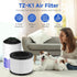 TZ-K1 Replacement Filter for ToLife TZ-K1 Air Purifier, 3-IN-1 H13 HEPA Filter for Smoke and Pollen