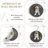 3 3D AWNR Pcs Astronauts Wall Sculpture Decor for Modern Home Decor Background Wall Decorations for Living Room Sofa