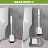 pafyh Set,Toilet Electric Toilet Brush and Holder Bowl Brush,Wireless Electric Spin Scrubber,with Silicone Brush Head