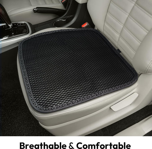 2 Pack 3D 17.75" 17.75" carrotez Double Breathable Air Mesh Cool Seat Cushion Pad for Cars Seats, Home Office Chairs